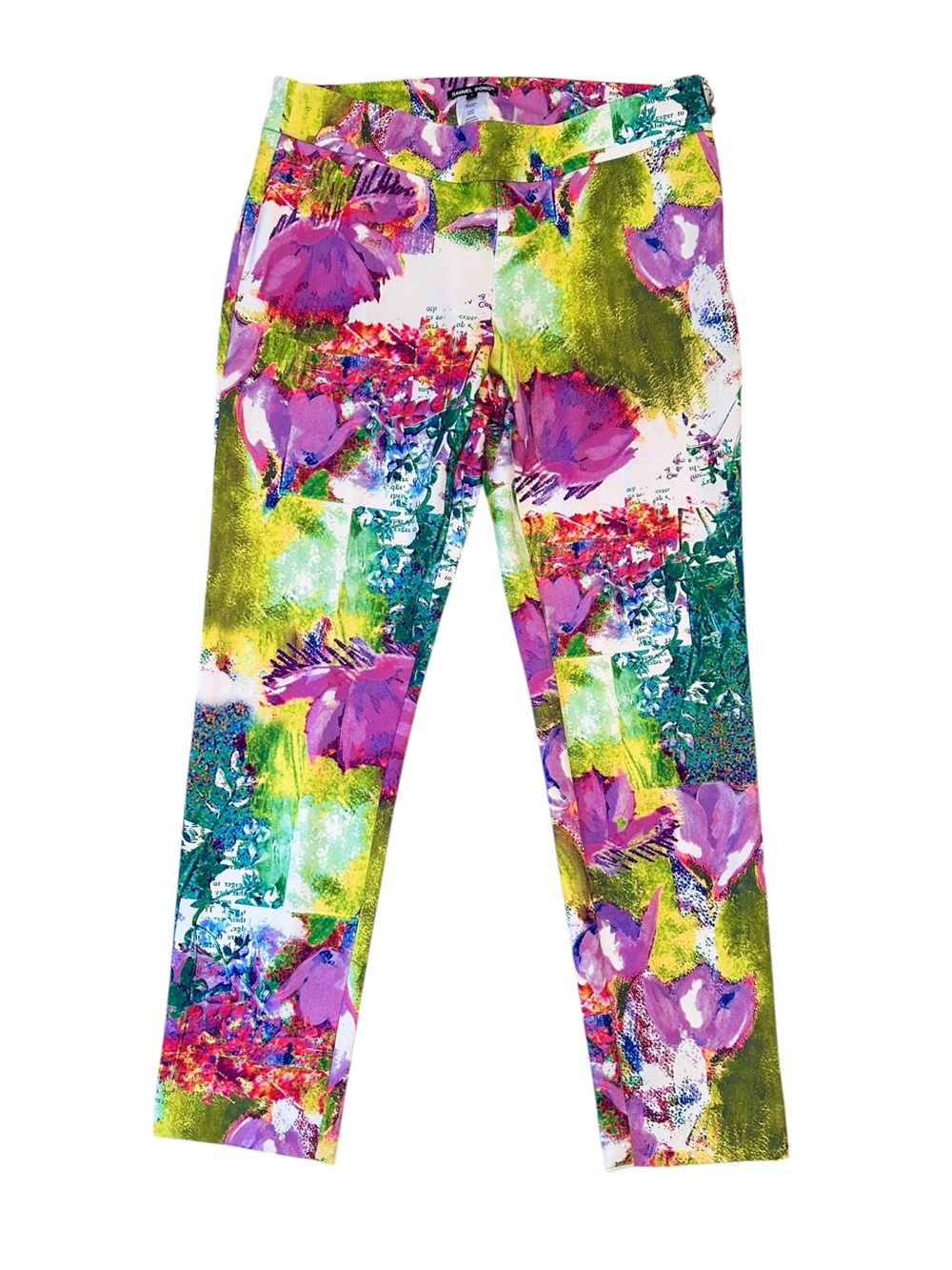 Samuel Dong Floral Pants size Small